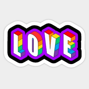 pride month love Sticker